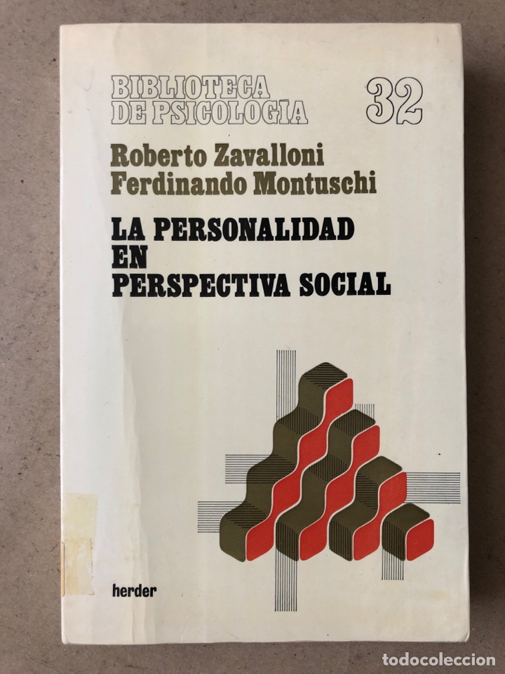 Gebrauchte B&uuml;cher: LA PERSONALIDAD EN PERSPECTIVA SOCIAL. ROBERTO ZACALLONI Y FERDINANDO MONTUSCHI.
