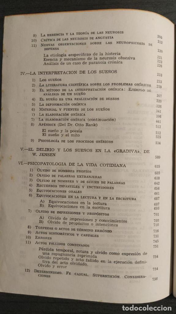 Libros de segunda mano: SIGMUND FREUD OBRAS COMPLETAS - Foto 11