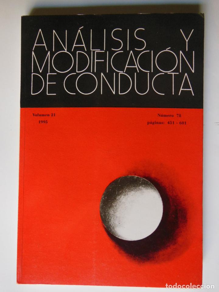 Libros de segunda mano: ANALISIS Y MODIFICACION DE CONDUCTA. 1995 - Foto 1