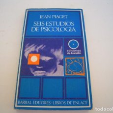 Libros de segunda mano: SEIS ESTUDIOS DE PSICOLOGIA. Lote 213179951