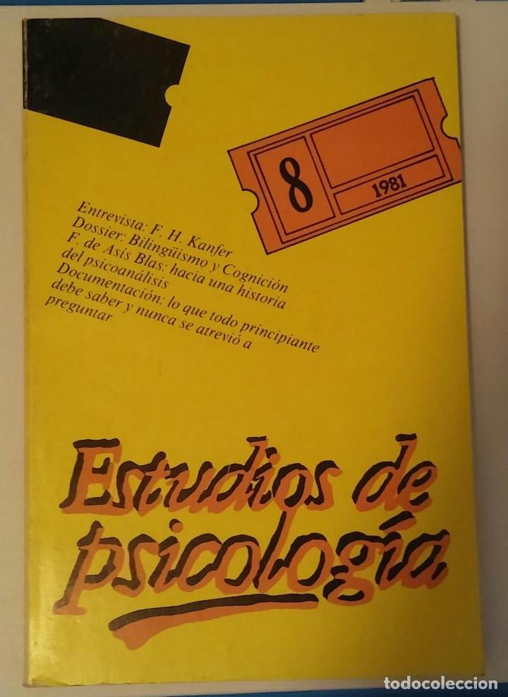 Libros de segunda mano: Estudios de Psicolog&iacute;a, n&ordm; 8 - 1981 - Foto 1