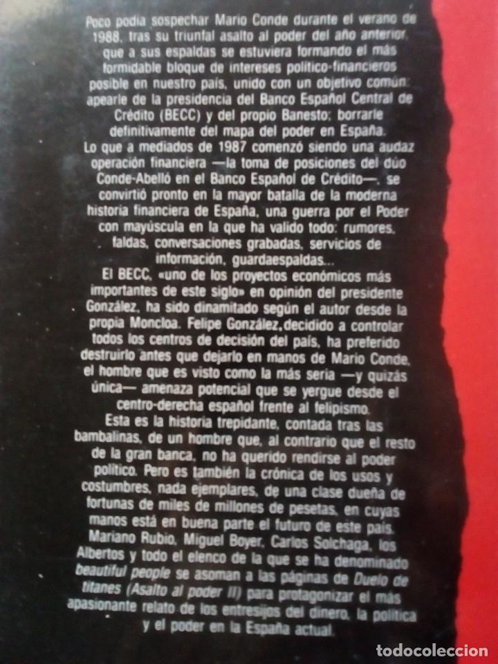 Libros de segunda mano: ferm&iacute;n Cacho-Duelo de titanes. - Foto 2