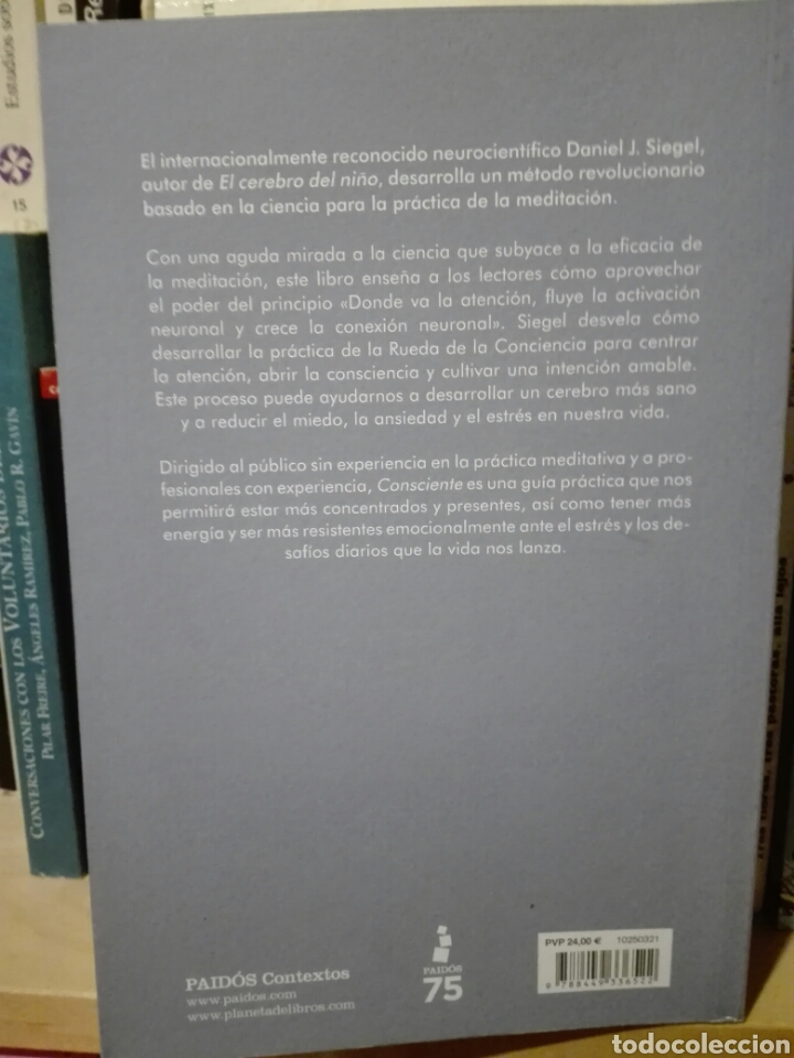 Libros de segunda mano: Consciente Ciencia y pr&aacute;ctica del mindfulness Daniel J. Siegel. Libro nuevo - Foto 2