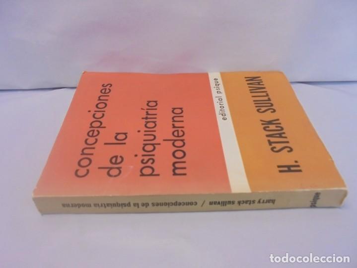 Libros de segunda mano: CONCEPCIONES DE LA PSIQUIATRIA MODERNA. H. STACK SULLIVAN. EDITORIAL PSIQUE - Foto 2