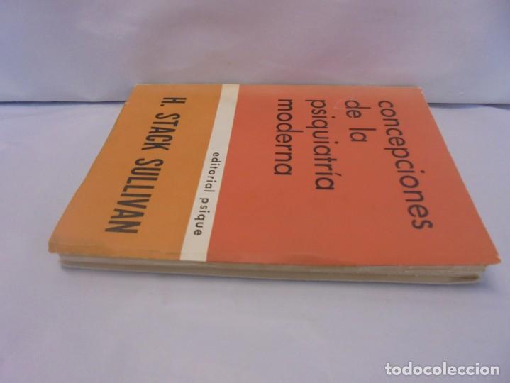 Libros de segunda mano: CONCEPCIONES DE LA PSIQUIATRIA MODERNA. H. STACK SULLIVAN. EDITORIAL PSIQUE - Foto 4