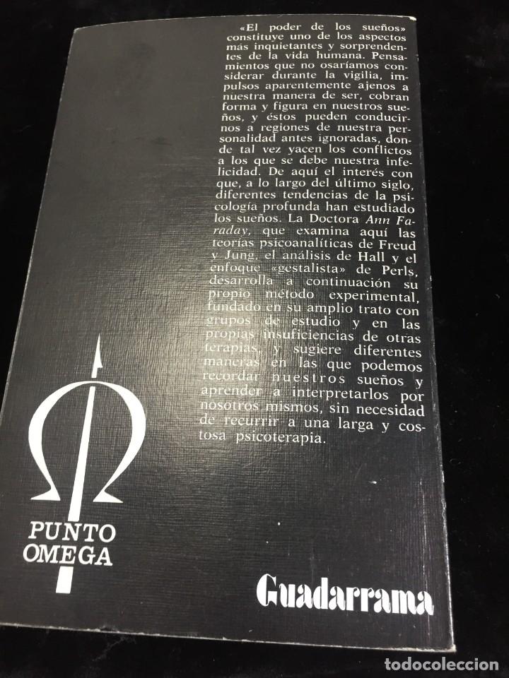 Libros de segunda mano: EL PODER DE LOS SUE&Ntilde;OS, ANN FARADAY. GUADARRAMA, 1975. - Foto 12