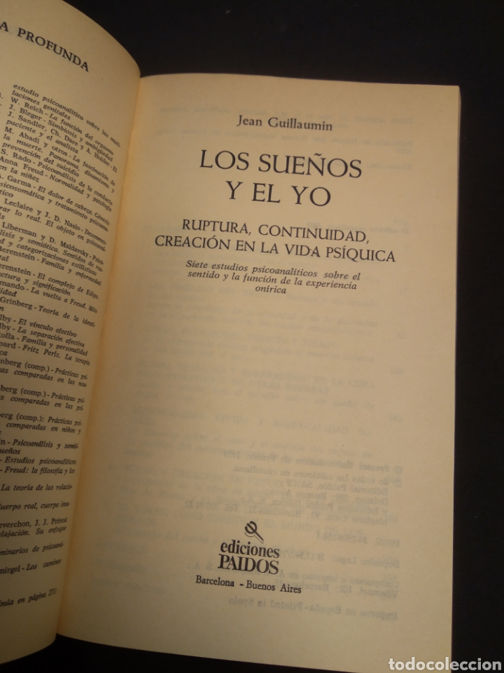 Libros de segunda mano: LOS SUE&Ntilde;OS Y EL YO. J. GUILLAUMIN #5419 - Foto 5