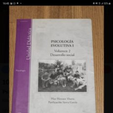 Libros de segunda mano: PSICOLOGÍA EVOLUTIVA VOLUMEN II. DESARROLLO SOCIAL. PILAR HERRANZ. Lote 220904686