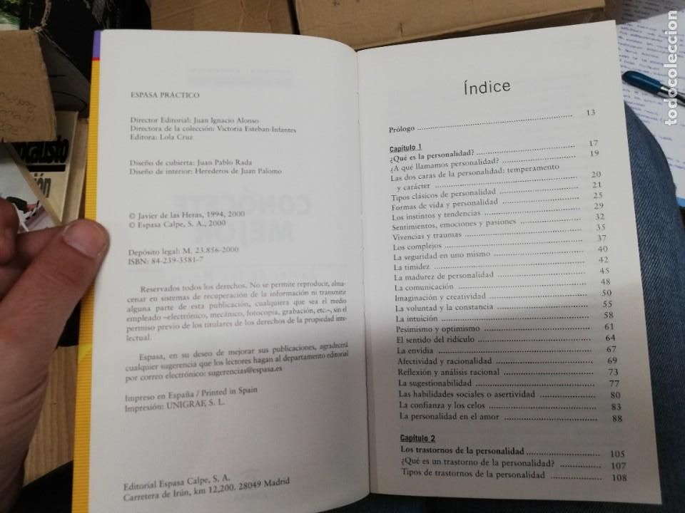 Libros de segunda mano: CON&Oacute;CETE MEJOR. JAVIER DE LAS HERAS - Foto 3