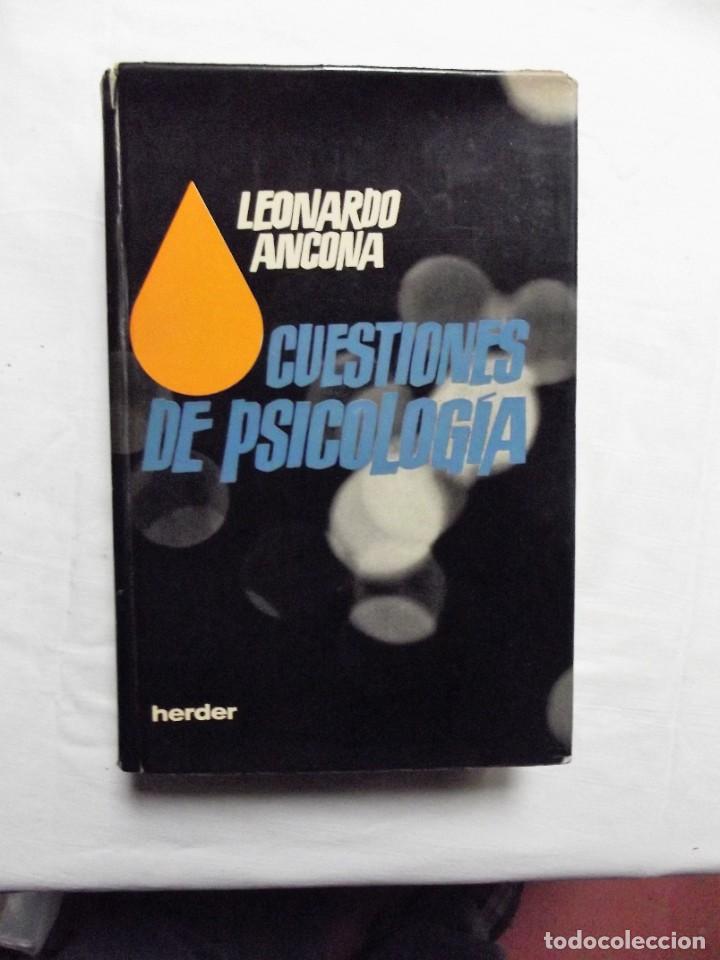Libros de segunda mano: CUESTIONES DE PSICOLOGIA DE LEONARDO ANCONA - Foto 1