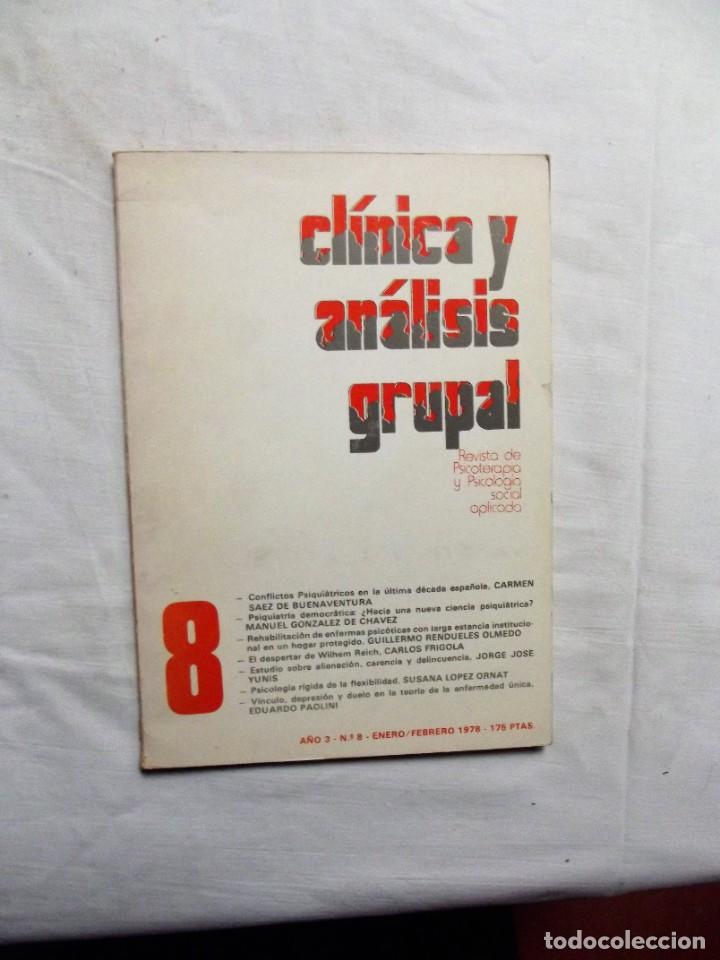 Libros de segunda mano: CLINICA Y ANALISIS GRUPAL - Foto 1