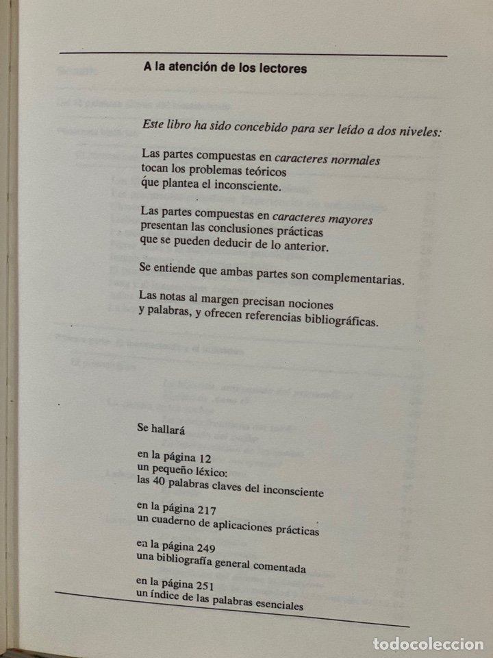 Libros de segunda mano: EL INCONSCIENTE PRO Y CONTRA . - Foto 4