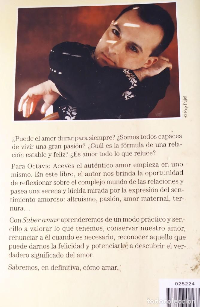 Libros de segunda mano: SABER AMAR OCTAVIO ACEVES - Foto 2