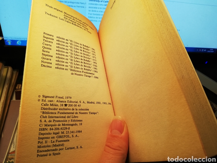 Libros de segunda mano: Psicologia de las masas. Sigmund Freud. - Foto 3