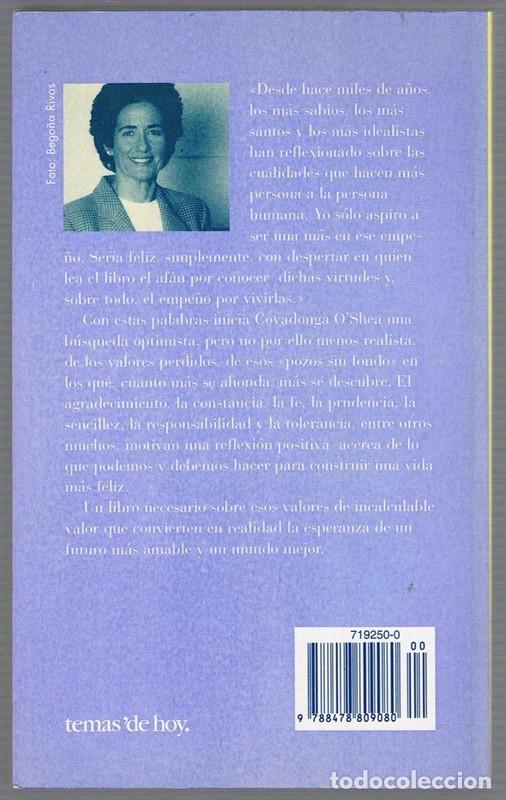 Libros de segunda mano: EL VALOR DE LOS VALORES COVANDONGA O&acute;SHEA - Foto 2