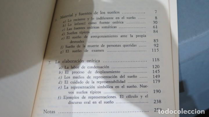 Libros de segunda mano: LA INTERPRETACION DE LOS SUE&Ntilde;OS. FREUD. TOMO II - Foto 2