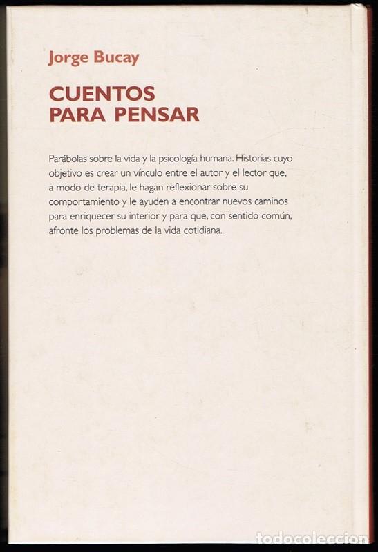 Libros de segunda mano: CUENTOS PARA PENSAR JORGE BUCAY - Foto 2