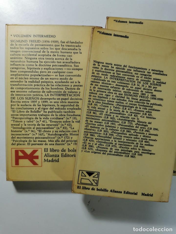 Libros de segunda mano: LA INTERPRETACION DE LOS SUE&Ntilde;OS (SIGMUND FREUD) 3 tomos - Foto 2