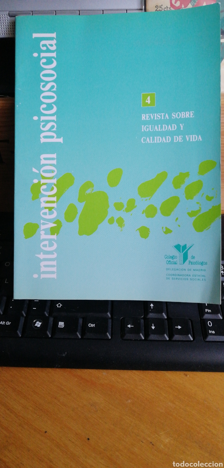 Second hand books: Intervecions psicosocial. Revista sobre igualdad y calidad de vida. N&ordm; 4 1992 colegio oficial de psi