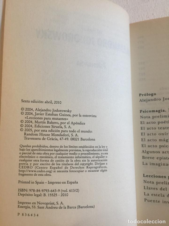 Libros de segunda mano: Psicomagia - Alejandro Jodorowsky - Foto 2