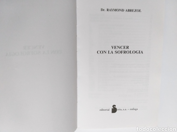 Libros de segunda mano: Vencer con la sofrolog&iacute;a Raymond Abrezol - Foto 7