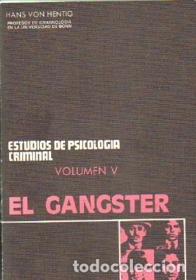 Gebrauchte B&uuml;cher: ESTUDIOS DE PSICOLOGIA CRIMINAL. VOLUMEN V: EL GANGSTER. A-CRIM-196