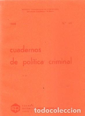 Gebrauchte B&uuml;cher: CUADERNOS DE POL&Iacute;TICA CRIMINAL N&ordm; 34. 1988. A-CRIM-212