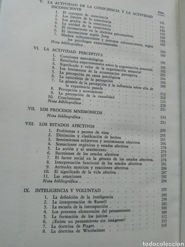 Libros de segunda mano: INTRODUCCI&Oacute;N A LA PSICOLOG&Iacute;A/GEMELLI ZUNINI - Foto 3