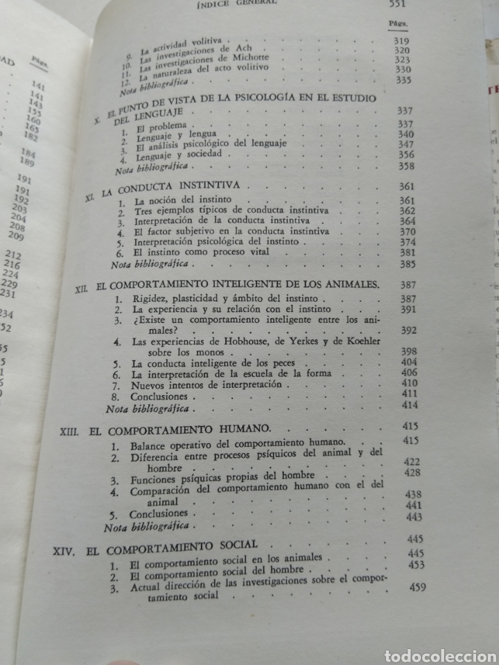Libros de segunda mano: INTRODUCCI&Oacute;N A LA PSICOLOG&Iacute;A/GEMELLI ZUNINI - Foto 4