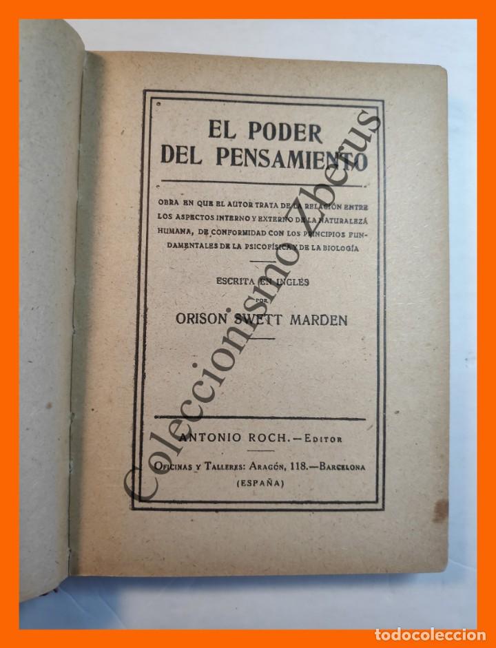 Libros de segunda mano: El Poder del Pensamiento - Orison Swett Marden - Foto 2