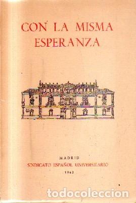 Libros de segunda mano: CON LA MISMA ESPERANZA. A-FIL-956 - Foto 1