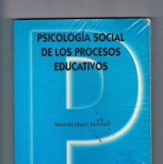 Libros de segunda mano: PSICOLOGIA SOCIAL DE LOS PROCESOS EDUCATIVOS MANUEL MARIN SANCHEZ ALGAIDA 1997 **. Lote 192367270