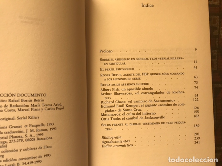 Libros de segunda mano: Asesinos. Stephane Bourgoin. Planeta - Foto 3