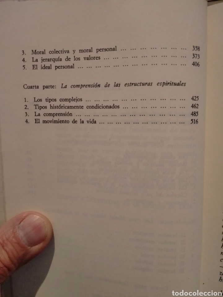 Libros de segunda mano: EDUARD SPRANGER. FORMAS DE VIDA .REVISTA DE OCCIDENTE - Foto 4