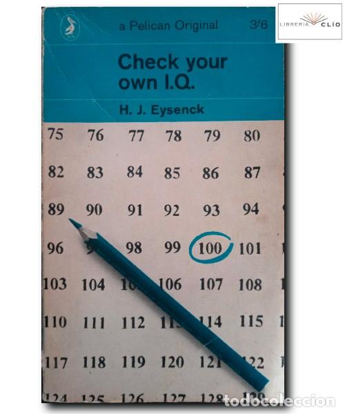 Libros de segunda mano: CHECK YOUR OWN IQ. Eysenck, H.J. - Foto 1