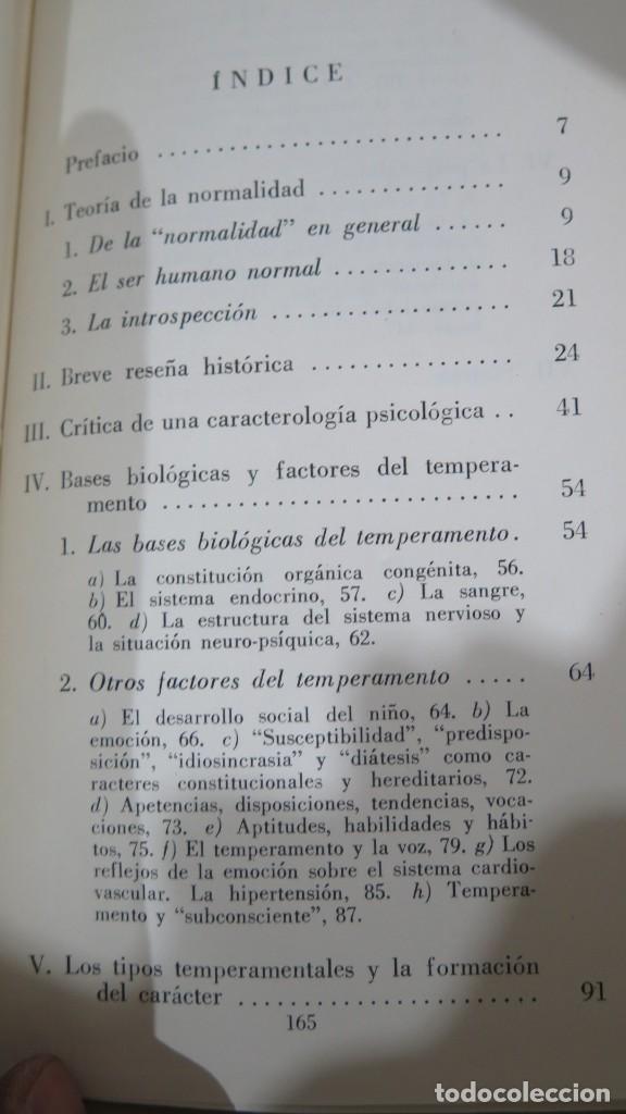 Libros de segunda mano: TEMPERAMENTO CARACTER Y PERSONALIDAD. PITTALUCA - Foto 2