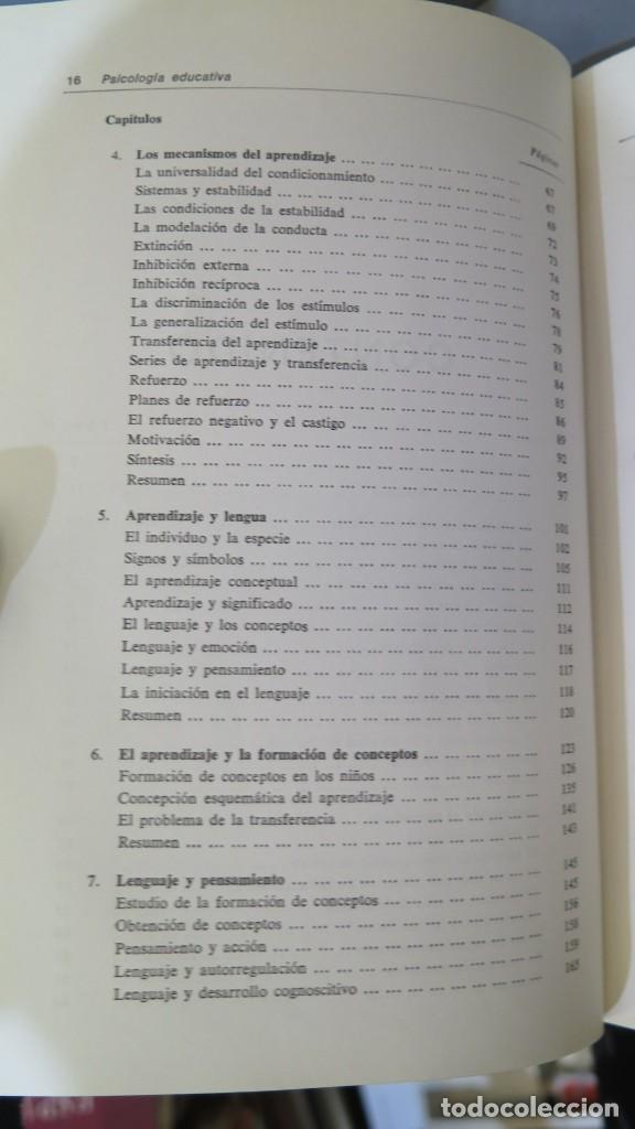 Libros de segunda mano: PSICOLOGIA EDUCATIVA. E. STONES - Foto 3