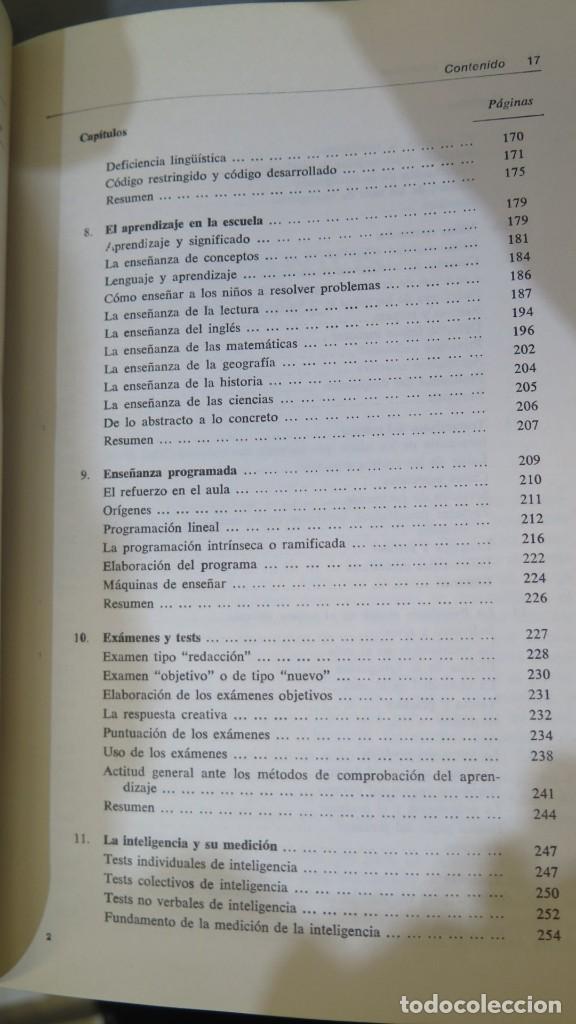 Libros de segunda mano: PSICOLOGIA EDUCATIVA. E. STONES - Foto 4