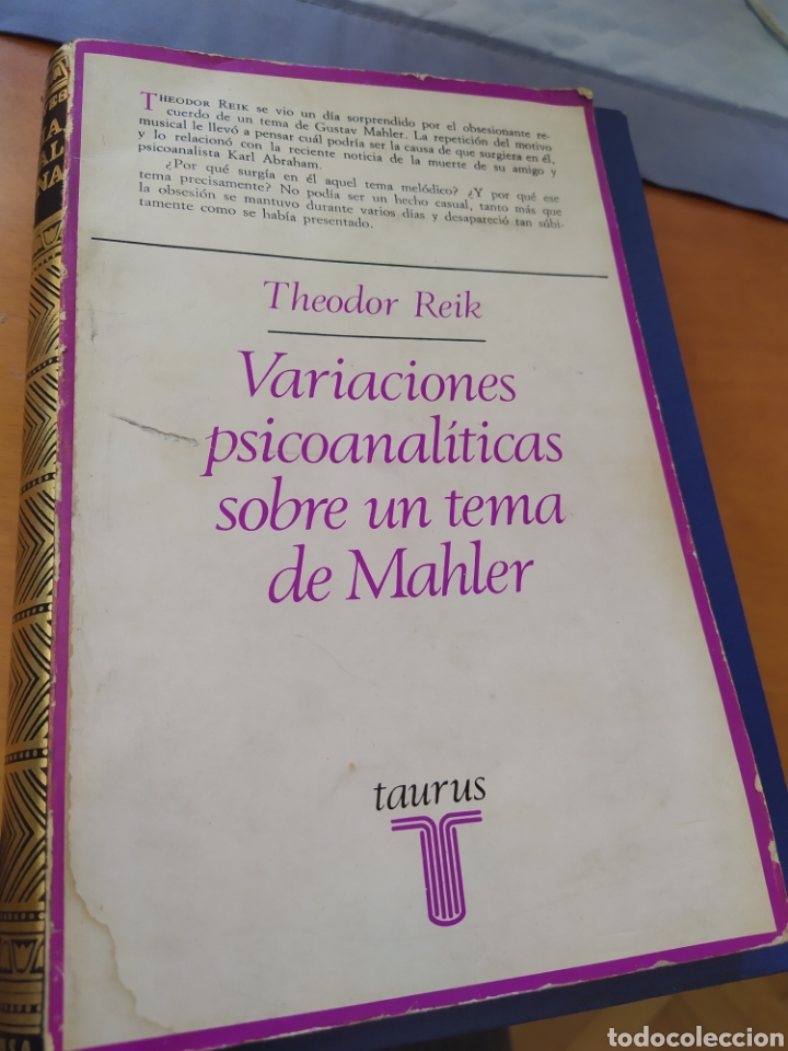 Libri di seconda mano: Variaciones Psicoanal&iacute;ticas sobre un tema de Mahler Theodor Reik Taurus 1975