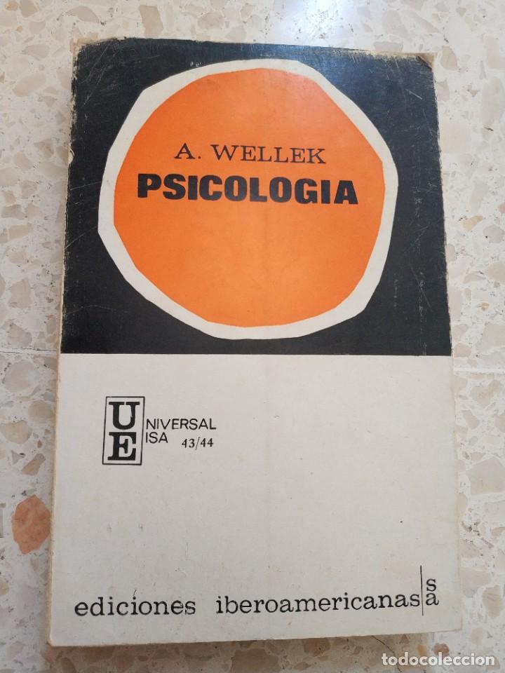Libros de segunda mano: PSICOLOGIA.- A. WELLEK - Foto 1