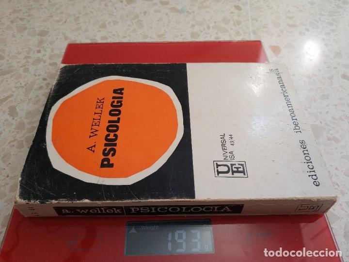 Libros de segunda mano: PSICOLOGIA.- A. WELLEK - Foto 4