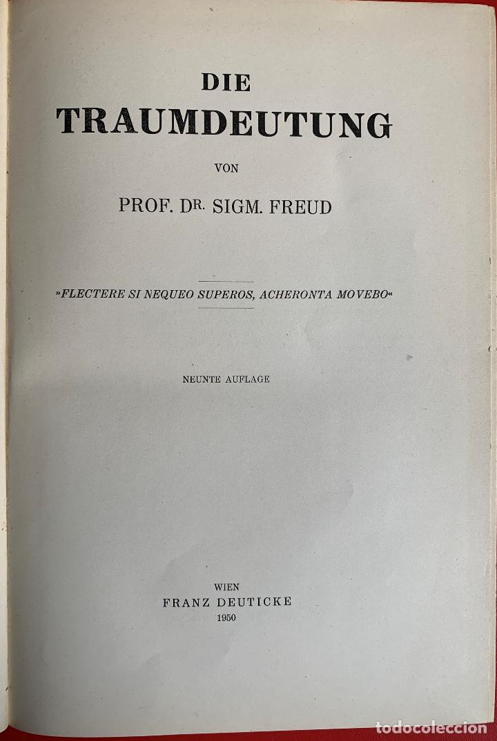 Libros de segunda mano: FREUD. Traumdeutung - FREUD Sigmund - Foto 1