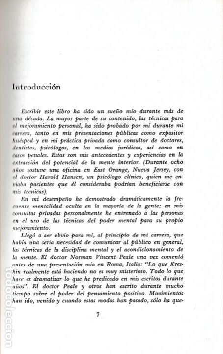 Libros de segunda mano: * MEMORIA * CONCENTRACI&Oacute;N *El libro Kreskin del poder mental - Foto 4