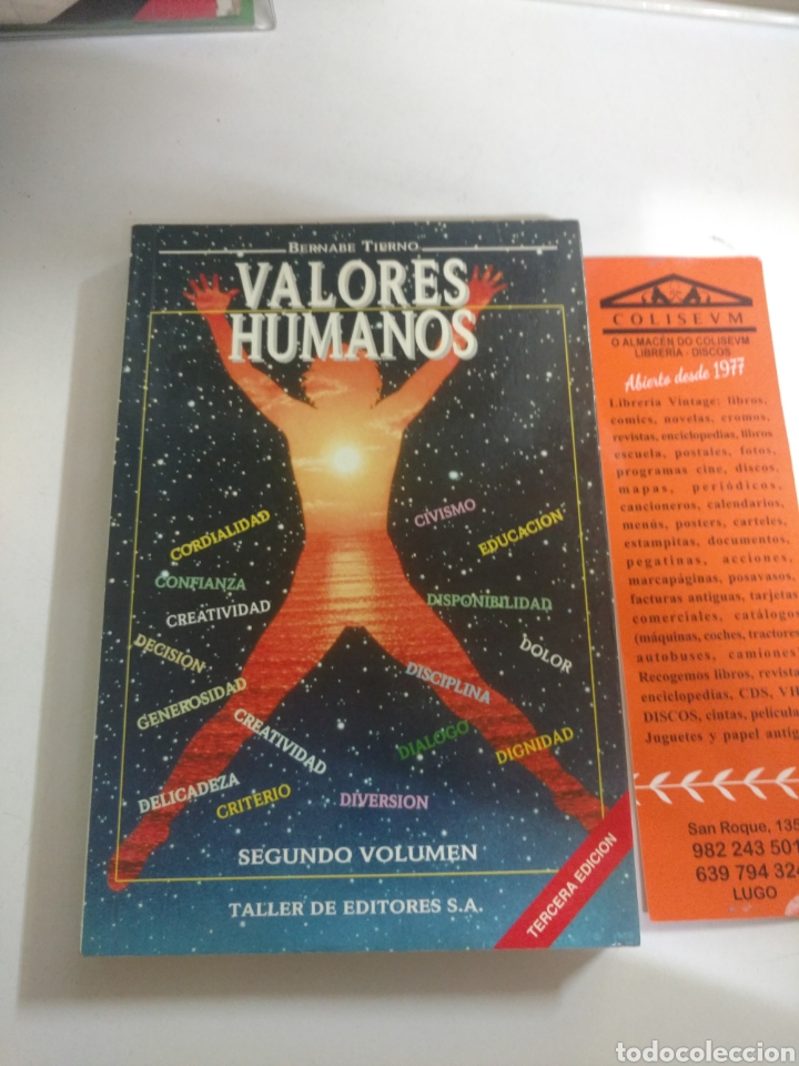 Libri di seconda mano: VALORES HUMANOS 2 VOLUMEN TALLER DE EDITORES DE BERNAB&Eacute; TIERNO 1992