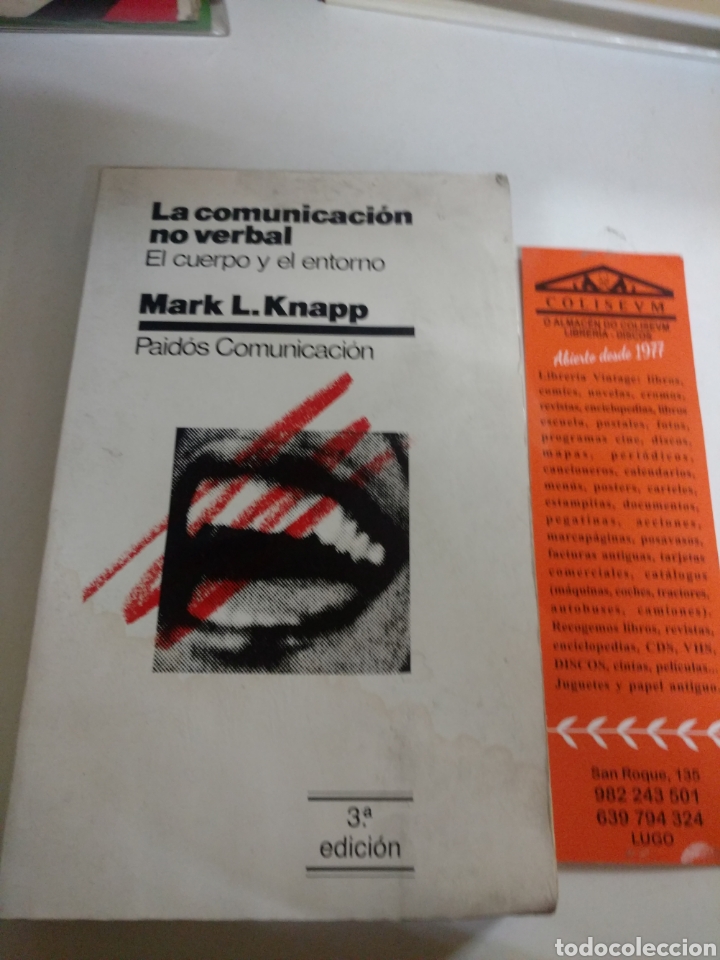 Libri di seconda mano: LA COMUNICACI&Oacute;N NO VERBAL .EL CUERPO Y EL ENTORNO .MARK L. KNAPP 3 ED 1988