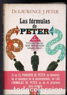 Libros de segunda mano: Las f&oacute;rmulas de Peter, Laurence J. Peter - Foto 1