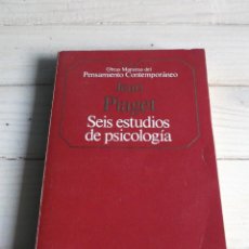 Libros de segunda mano: SEIS ESTUDIOS DE PSICOLOGÍA - JEAN PIAGET