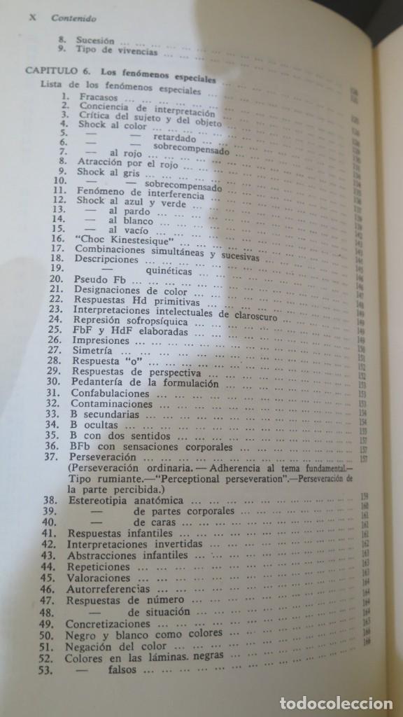 Libros de segunda mano: MANUAL DEL PSICODIAGNOSTICO DE RORSCHACH. BOHM - Foto 5