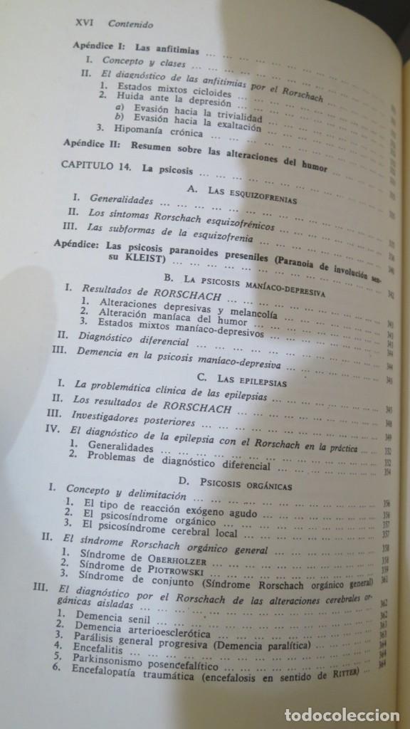 Libros de segunda mano: MANUAL DEL PSICODIAGNOSTICO DE RORSCHACH. BOHM - Foto 11