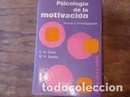 Gebrauchte B&uuml;cher: psicolog&iacute;a de la motivaci&oacute;n teor&iacute;a e investigaci&oacute;n C N Cofer M H Appley
